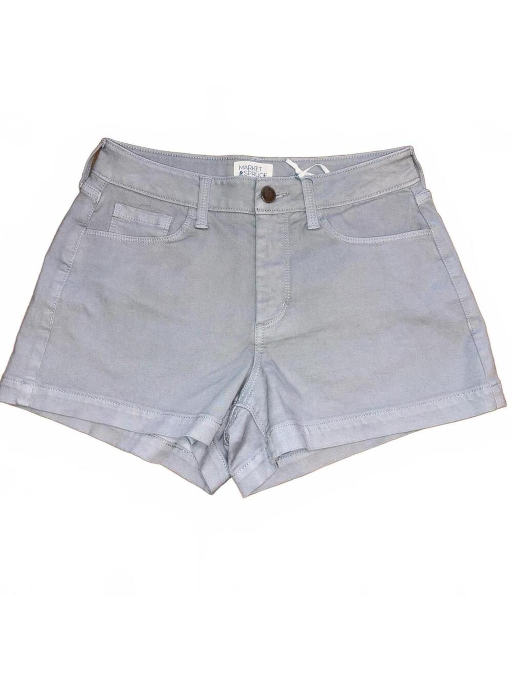 Market & Spruce Women's Size 2 Dusty Blue Shorts Summer NWT 3" Inseam